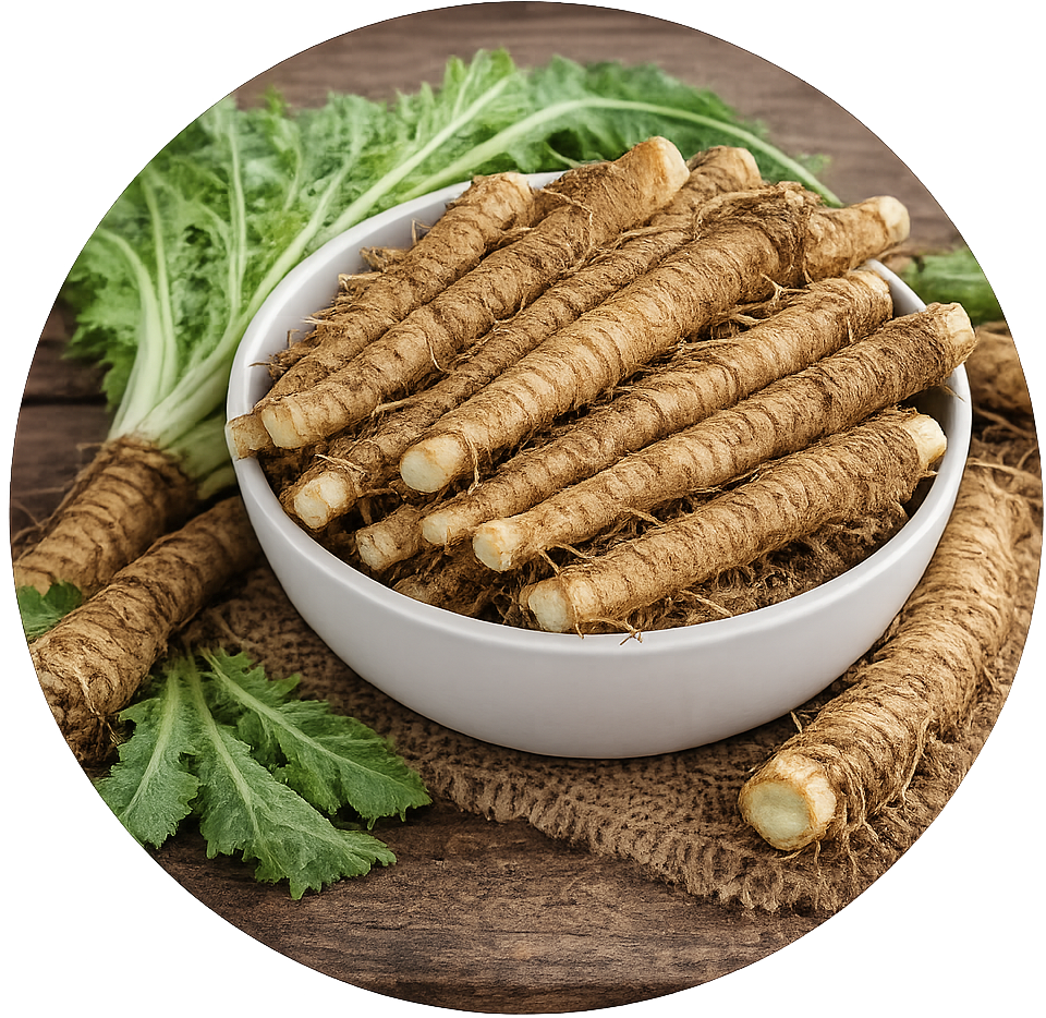 Chicory Roots Manufacturer & Supplier in India | Bulk Exporter